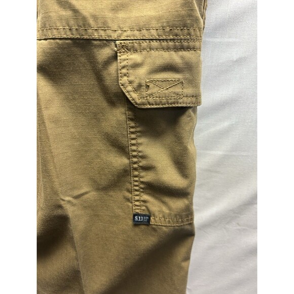 5.11 Tactical Mens Taclite Ripstop Cargo Pants Dark Khaki Size 36x32 Double Knee - Picture 11 of 11